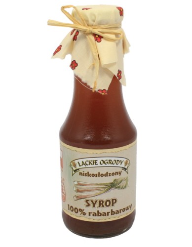 Syrop rabarbarowy niskosłodzony 500ml tłocznia maurera