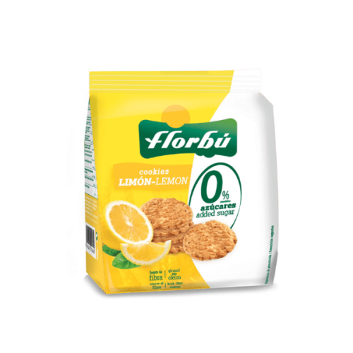 Ciastka o smaku cytrynowym bez dodatku cukru 130g Florbu
