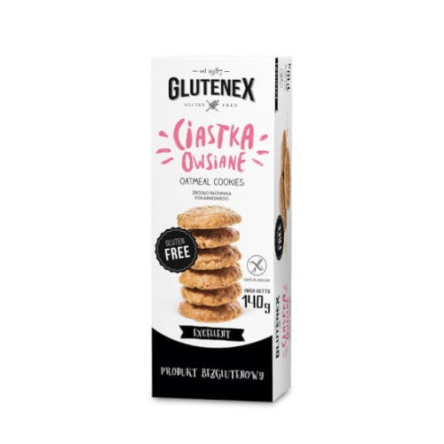 Ciastka owsiane bezglutenowe 140g Glutenex