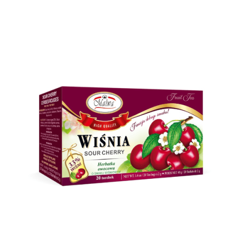Herbatka owocowa Wiśnia 40g (20x2g) Malwa