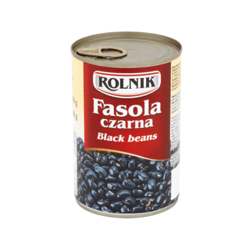 Fasola czarna konserwowa 425ml Rolnik