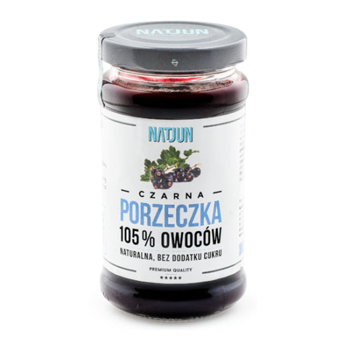 Konfitura Czarna Porzeczka 105% 220g Natjun