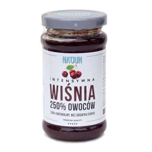 Konfitura Intensywna Wiśnia 250% 260g Natjun